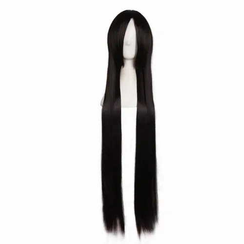 Vista 4 de MapofBeauty - Peluca de cabello largo y rizado en espiral para disfraz de cosplay (azul celeste)
