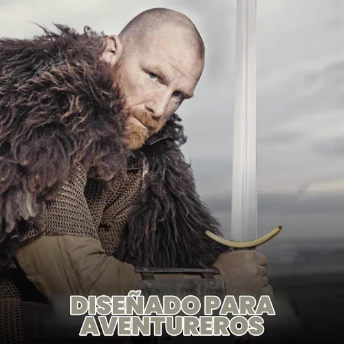 Vista 7 de SZCO Supplies - Espada vikinga real, espada de acero inoxidable de 36.5 pulgadas con pomo y protector de latón, mango de cuero y vaina, espada