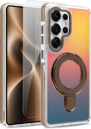 Vista 138 de Funda magnética para Google Pixel 10 Pro XL [compatible con Magsafe] [bonito diseño fluorescente de moda] a prueba de golpes, delgada, translúcida