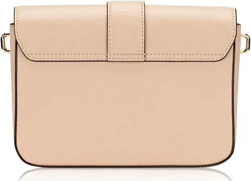 Vista 3 de Michael Kors Carmen - Bolso de hombro convertible mediano de piel Beige M