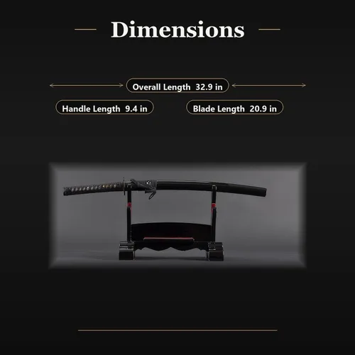 Vista 6 de Grúa de baile Wakizashi, espada de espiga completa forjada a mano de acero al carbono 1060 grúa bailarina de hierro tsuba 1060 wakizashi