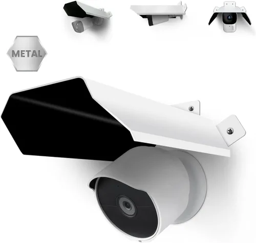 Vista 12 de Cubierta Universal para Cámara de Seguridad - Protector Solar y de Lluvia, Techo Protector Impermeable para Cámaras Domo y Bala de Exterior