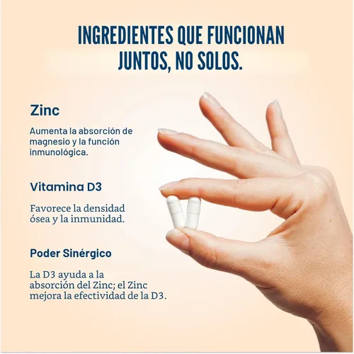 Vista 3 de Live Conscious Magwell Magnesio, Zinc y Vitamina D3 - Glicinato de magnesio, malato y citrato - Suplemento triple para mujeres y hombres