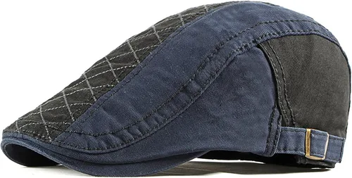 Vista 27 de Newsboy - Gorra de algodón para hombre, diseño de camuflaje, ajustable, ajustable, plano, suave, para caza y golf