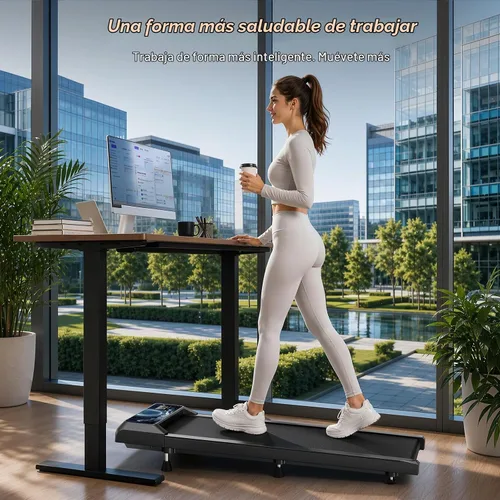 Vista 7 de Walking Treadmill Pad with Adjustable 8% Incline and Handle Bar for Home Walking Treadmill Pad