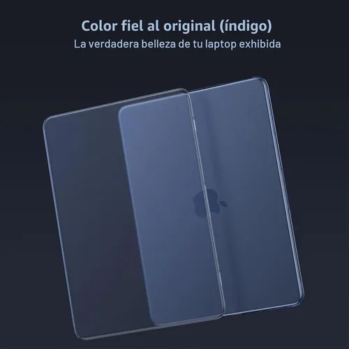 Vista 3 de MOSISO Compatible con MacBook Neo Case 13 pulgadas 2026 A3404 A18 Pro Chip Índigo