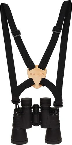 Vista 3 de Allen Company - Arnés de correa ajustable para binoculares de 4 vías, color negro