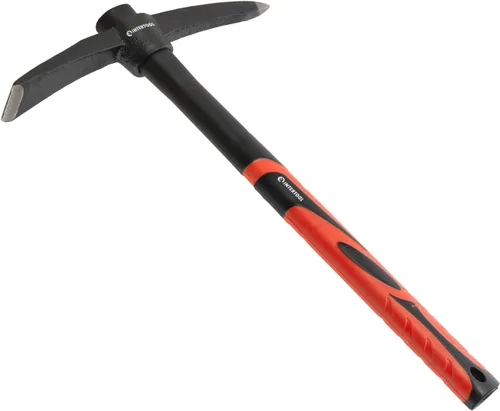 Vista 8 de INTERTOOL Azadón Cortador Pequeño – Herramienta de Jardín de Acero Forjado de 1.5 lb para Deshierbe, Excavación, Camping - Mango Antideslizante
