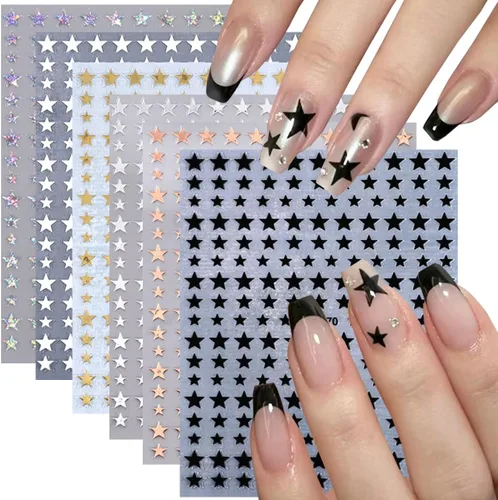 Vista 53 de 30 hojas de calcomanías de uñas para el día de San Valentín, diseño de flores, corazón, pastel de frutas, serie de labios rojos, suministros de arte