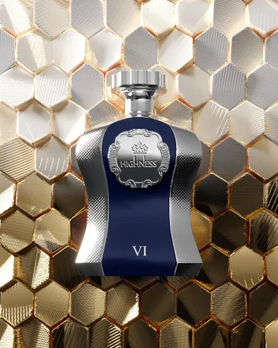 Vista 3 de Afnan Highness Blue Luxury Unisex Eau De Parfum, 3.4 Fl. Oz