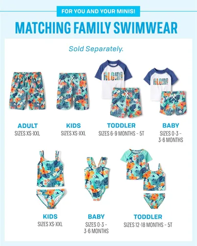 Vista 2 de The Children's Place Bañador Tankini de 2 piezas para niña