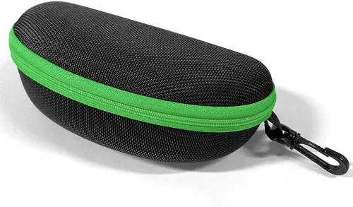 Vista 6 de Paquete de 3 fundas con cremallera para lentes y gafas de sol con mosquetón de plástico