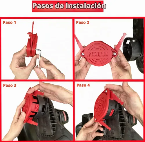 Vista 5 de THTEN CMZST065 - Cuchillas de recortadora aptas para Craftsman CMCST900 18PK
