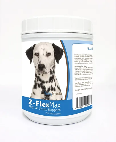Vista 16 de Healthy Breeds Afghan Hound Z-Flex Max - Masticables suaves para cadera y articulaciones, 100