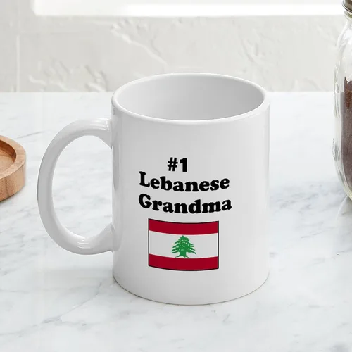 Vista 4 de CafePress #1 - Taza de café de cerámica libanesa de 11 oz (11.0 fl oz)