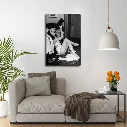 Vista 3 de Woman Drinking Prohibition - Póster de impresión vintage feminista de los años 20, lienzo de pintura en lienzo, arte de pared, impresión de imágenes