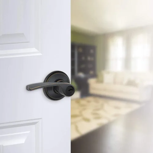 Vista 2 de Schlage F51A - Cerradura con llave, F51A MER 716