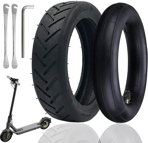 Vista 11 de Cooryda Paquete de 2 Cámaras Interiores de 8.5''x2'', Neumáticos Neumáticos 8 1/2x2 para Scooter Gotrax 50/75-6.1, Xiaomi M365, Ruedas de Repuesto