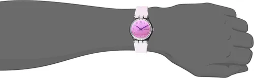 Vista 2 de Swatch Transformation Quartz Silicone Strap 16 Casual Watch Model GE719 White