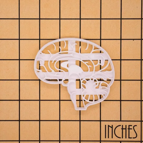 Vista 5 de Cortador de galletas anatómico Brain, 1 pieza - Bakerlogy