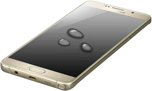 Vista 7 de LUVVITT Protector de pantalla de vidrio templado premium para Samsung Galaxy Note 5 (con aplicador súper fácil), transparente