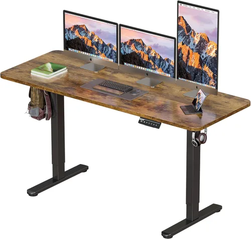 Vista 14 de BIZUM - Escritorio de pie eléctrico de 40x24 pulgadas con ajuste de altura y configuraciones de memoria, escritorio ergonómico para sentarse o estar
