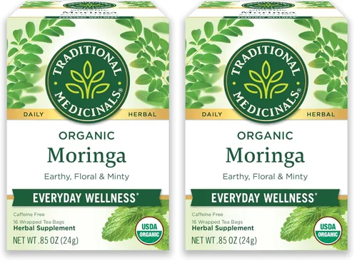 Vista 18 de Traditional Medicinals - Té de hierbas orgánico en seis relajantes sabores, manzanilla, hibisco, menta, melisa, limón y jengibre, y pasionaria, 6