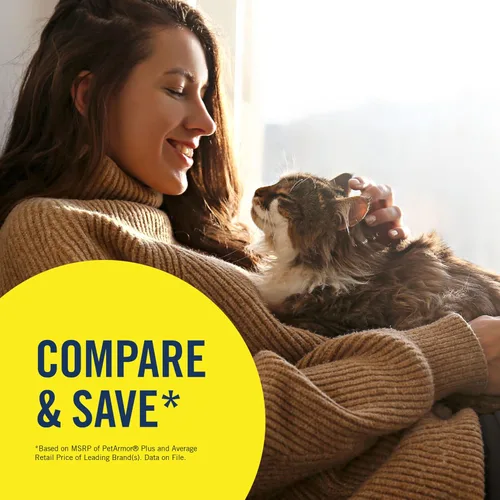 Vista 6 de petarmor Plus & de pulgas Tick Tratamiento para gatos, más de 1,5 kg, 3 ct