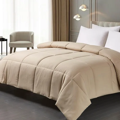 Vista 13 de Blue Ridge Home Fashions - Edredón sintético de microfibra para todas las estaciones, relleno de poliéster hipoalergénico, Algodón, Negro, King