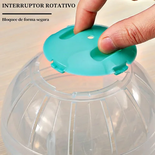 Vista 7 de Sumind 2 pelotas de ejercicio para hámster, 5.7 pulgadas de conejillos