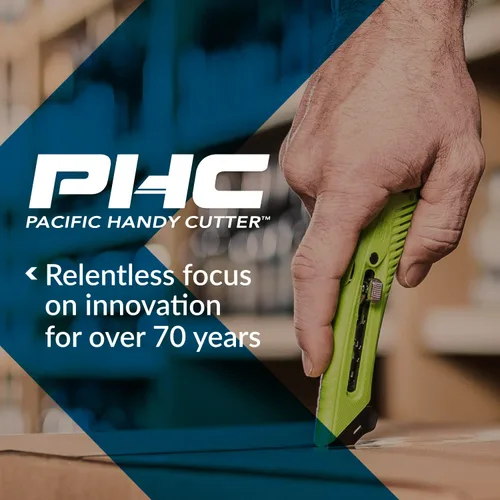 Vista 5 de Pacific Handy Cutter SPD-017 Dispensador de Hojas de Punta de Seguridad con 100 Hojas de Punta de Seguridad
