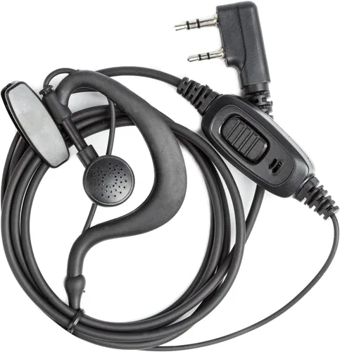 Vista 7 de Auricular Walkie Talkie con micrófono de un solo cable auricular de radio bidireccional para Baofeng UV-5R BF-888S Arcshell Retevis H-777 RT21 RT22