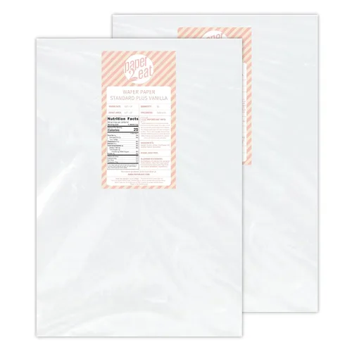 Vista 11 de Hojas de Papel Oblea Comestible Imprimible de paper2eat (0.40 mm - 25 hojas/Vainilla)