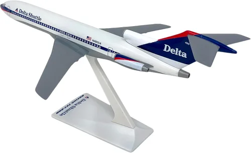 Vista 2 de Delta Shuttle (97-00) 727-200 Escala 1:200 - Modelo de avión de plástico a presión - Réplica coleccionable de Delta Shuttle Airlines Aircraft Parte