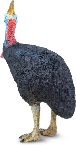 Vista 2 de Safari Ltd. Figura de cassowary - Figura detallada de plástico de 3.5 pulgadas, juguete educativo para niños, niñas y niños a partir de 3 años