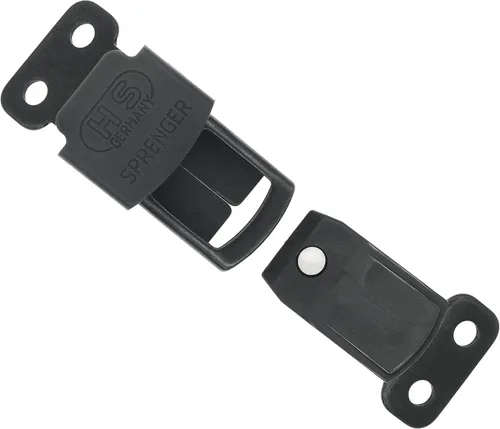Vista 2 de Sprenger Herm - Hebilla de acero inoxidable negra con cierre de liberación rápida para entrenamiento de perros, collar para perros pequeños