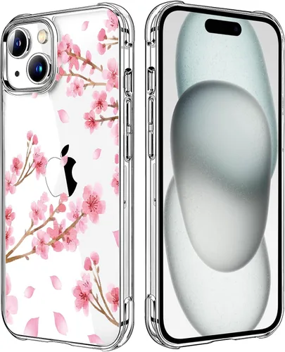 Vista 138 de Funda transparente de girasol compatible con iPhone SE 2022 SE 2020 7 8, funda trasera floral para niñas y mujeres, funda protectora transparente