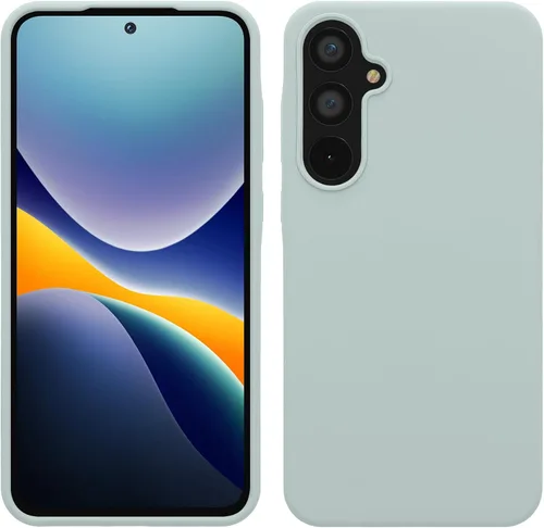 Vista 301 de kwmobile Funda Compatible con Samsung Galaxy A14 5G - Funda de teléfono de TPU y silicona con acabado suave - Verde Lima
