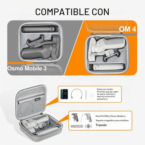 Vista 2 de STARTRC Estuche impermeable portátil Storge bolsa de viaje para DJI OM estabilizador cardán, bolsa para Om 4, bolsa de viaje