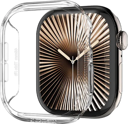 Vista 18 de Spigen Funda delgada para Apple Watch Series 11/10 de 1.654 in Negro