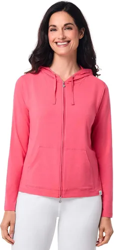 Vista 31 de Sudadera con capucha para la costa, de Coolibar, para mujer, UPF 50+, protege del sol