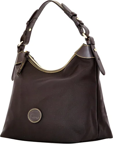 Vista 2 de Dooney & Bourke Bolso de hombro grande Erica Hobo Nylon Rosa Claro