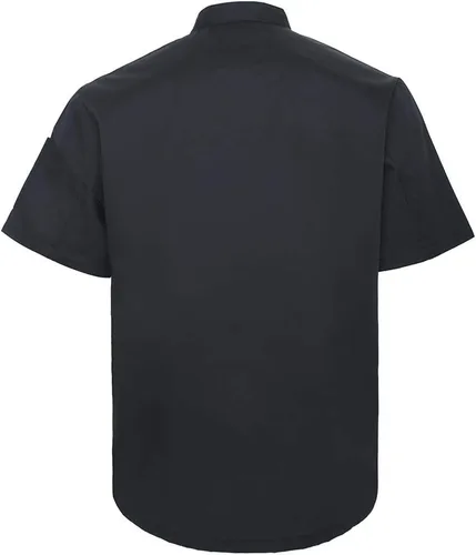 Vista 2 de TOPTIE - Chaqueta de chef de manga corta unisex