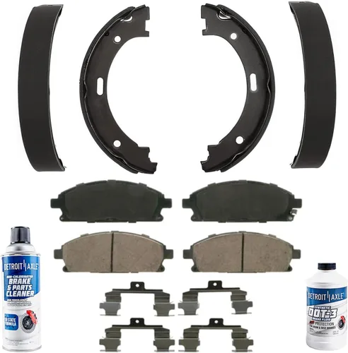 Vista 29 de Detroit Axle - Pastillas de Freno Traseras de Cerámica Izquierda Reemplazo de Pinza para Silverado Sierra Suburban 1500 Tahoe Yukon Escalade ESV EXT