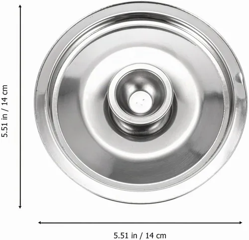 Vista 2 de DOITOOL Cubierta de olla de condimento de acero inoxidable de 5.51 pulgadas, tapa para ollas de especias, accesorio de cocina para proteger