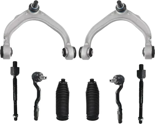 Vista 351 de Detroit Axle - Kit de brazos de control de extremo de 8 piezas para Toyota 2001-2003 Highlander 2002-2003 Camry Lexus ES300, 2 conjuntos de brazos