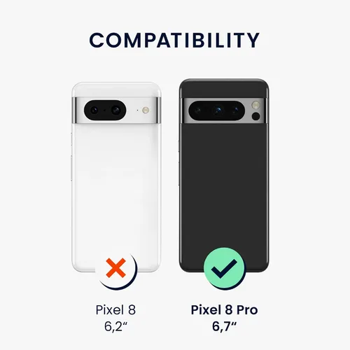 Vista 2 de kwmobile Funda compatible con Google Pixel 8 Pro - Funda protectora delgada de TPU con acabado mate suave - Piedra antigua