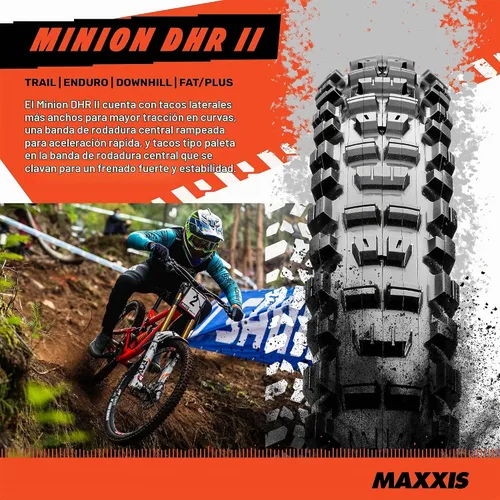 Vista 2 de Maxxis Minion DHR II Dual Compound Mountain Bike Tire