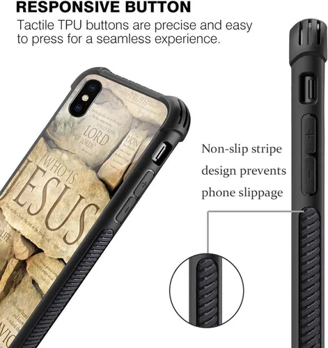 Vista 86 de Funda compatible con iPhone XR, diseño de elefantes africanos para niñas, diseño de patrón a prueba de golpes, antiarañazos, carcasa trasera