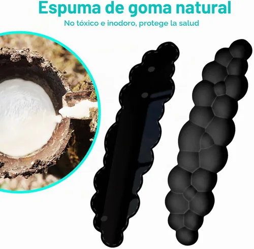 Vista 6 de Cloud - Almohadilla para reposamuñecas para teclado y mouse para computadora, alivio del dolor de brazos, alfombrilla de mouse ergonómica con base